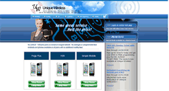Desktop Screenshot of myuniquewireless.com